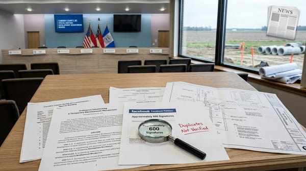 Camden’s Moratorium Record: 600-Signature Claim Was Unverified, Minutes Show