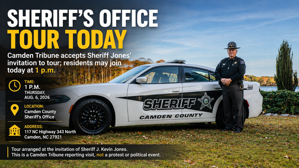 Camden Tribune accepts Sheriff Jones’ invitation to tour; residents may join today at 1 p.m.